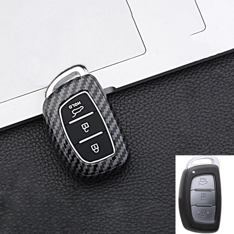 3 4 Button Abs Car Smart Key Case Cover For Hyundai Tucson Santa Fe Rena Sonata Elantra Creta Ix35 Ix45 I10 I30 I40 Accessories