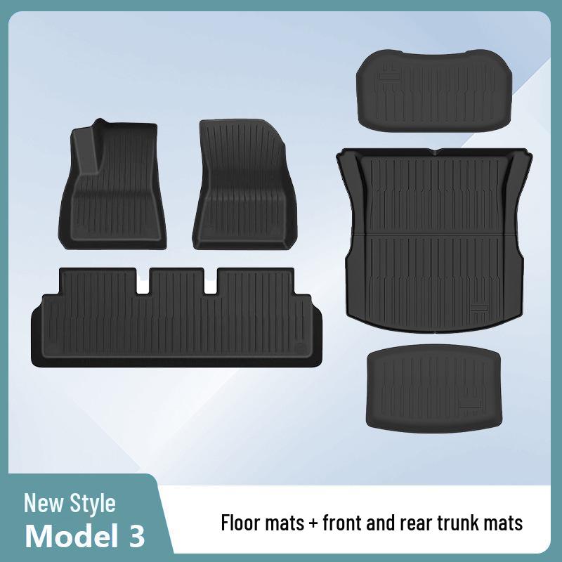 Tesla Model Y/3 Floor Mats & New Highland Model 3 Trunk Mats
