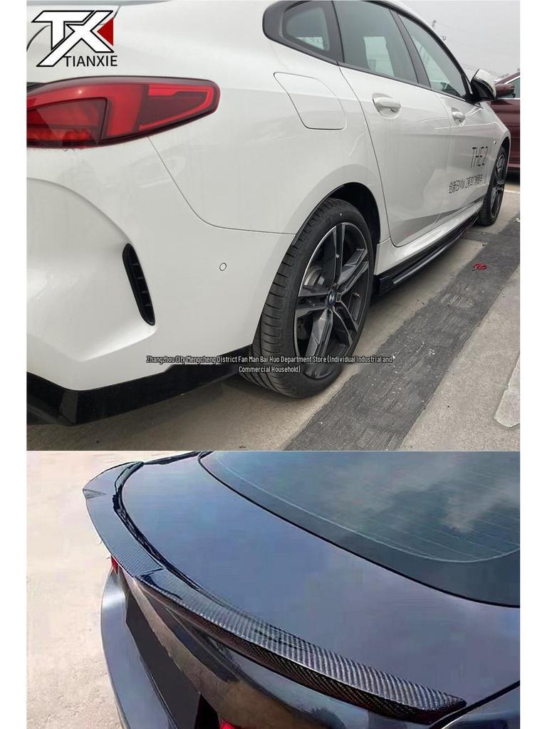 Compatible with 2023 BMW 2 Series F44: Front Lip, Rear Diffuser, Tail Wing, Side Skirts, Night Black Grille Body Kit 225 Fan.