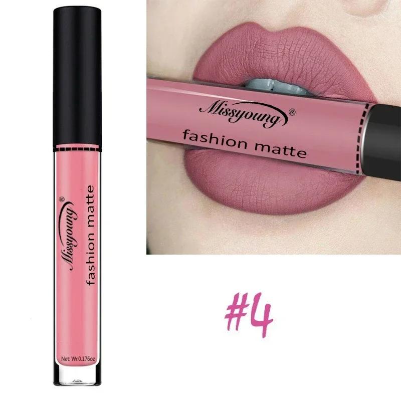 Make-up Lippenstift Matte Lippenstift Bruin Nude Chocolade Vloeibare Lippenstift Lipgloss Mat Batom