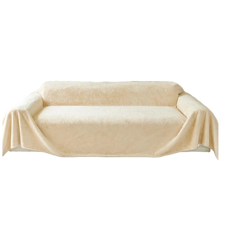 Comfort Enhancing Plush Sofa Towel,Easy Cleaning  Couch Cover Soft Furnitures Cover for Everyday Use Sofa Protection