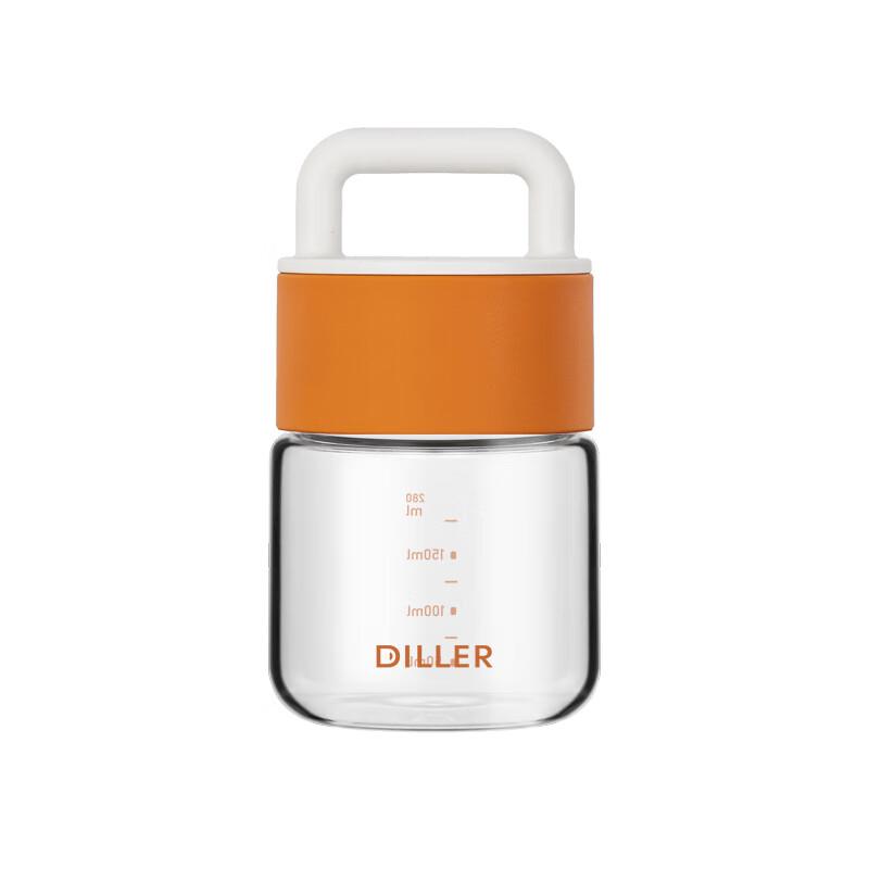 Dileber Glass Milk Shaker Cup