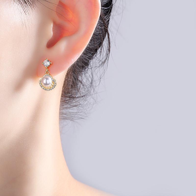 Orecchini di Perle Orecchini di Moda di Alta Gamma per Donna Nuovo Stile
