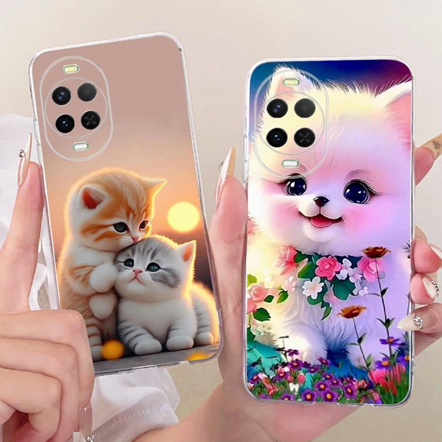 For Huawei Nova 15 Pro Case Nova15 Capa Soft Silicone Cute Cats Cartoons Painted Cover for Huawei Nova 15 Pro Ultra Couqe
