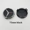2026 Hot For AMG 4pcs 75MM Car Wheel Center Hub Caps Covers Mercedes Benz A B C S Class AMG GLA CLA GLC W176 W221 W204 W205 Accessories