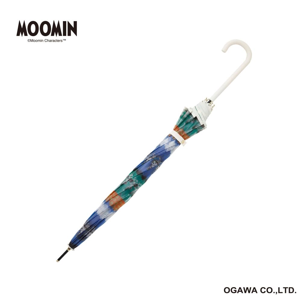 Ogawa Long Vinyl 8 72073 [2025] Umbrella, Moomin/Picnic Design, 60cm, Ribs, Jump-Style,