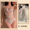 Purple Erotic Underwear, Sexy Lace Hollowed-out Suspenders Show Large Perspective, Free Backless Pajamas, Pure Desire Set