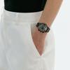 Citizen Eco-Drive Serie Grüner Zeiger Tief Wasserdicht Sport Mode Quarzwerk Edelstahl Uhr Herrenuhren schwarz silber CC3075-80E