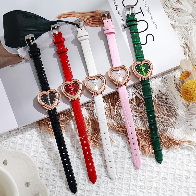 Thin Belt Mori Love Small Dial Watch Female High Value Student Simple Temperament French Niche Fashion Watch