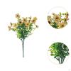 Artificial Violet Flower Bouquet Pick Fake Plant Faux Branch for Backyard
