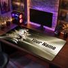 Tappetino Mouse Grande Personalizzato Cristiano Ronaldo, Stampa Testo Nome Personalizzato, Tappetino Scrivania Antiscivolo Logo Calcio Regalo Gaming