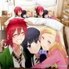 Tomo-chan ist ein Mädchen! Bettwäsche Set Einzelbett Twin Full Queen King Size Bettwäsche Set Erwachsener Kind Schlafzimmer Bettbezug Set Anime