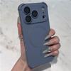 Liquid Silicone Phone Case For iPhone 17 Air 16 15 14 13 12 Pro Max Plus Magsafe Magnetic Wireless Charge Soft Cover Capa