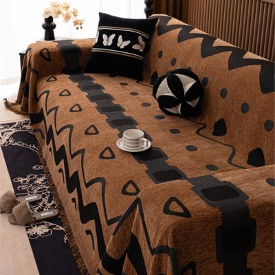 Całoroczny pokrowiec na sofę Chenille Camping Picnic Dark Funda Sofa Bohemia Sofa Covers Mats Throw Blankets