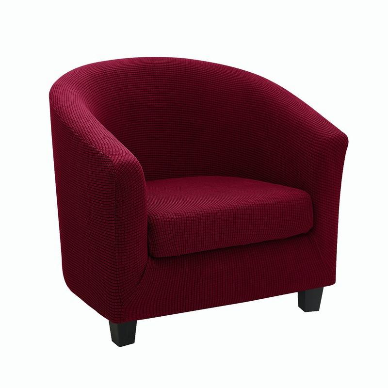 Badekar Stoltrekk Jacquard Elastisk Stoff Lenestol Sofa Sete Slipcover Protector