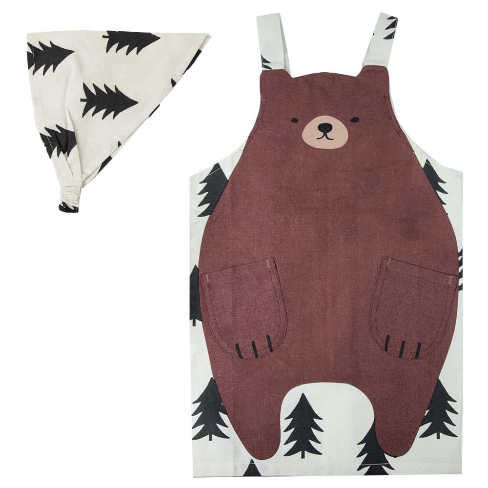 

Детский фартук с треугольным платком Hello Tree Bear Детский фартук M (слоновая кость) слоновая кость