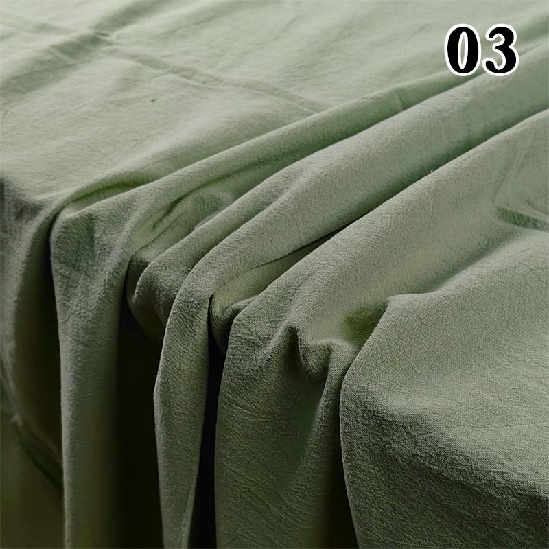 100x138cm Summer Thin Sand Washing Imitation Linen Fabric Washed Cotton Fabric DIY Sewing Hanfu Dress Shirts Background Cloth