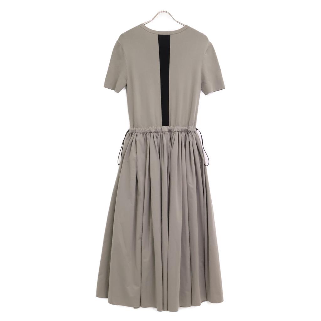 Adore 24-year-old Grey High Gauge Stretch Switching One-piece Dress Dress 38 grayUsed