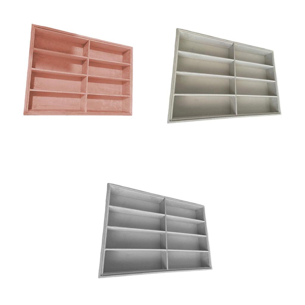 Glasses Display Tray Lightweight Eyeglasses Display Case Multipurpose Eyewear Storage Box for Dresser Travel Desktop Store Home