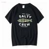 ORG SALTY CREW Herren THRILL SEEKERS RISK TAKERS Surf Snow Skate SELTENes T-Shirt L lange oder kurze Ärmel vintage Gewaschen Unisex