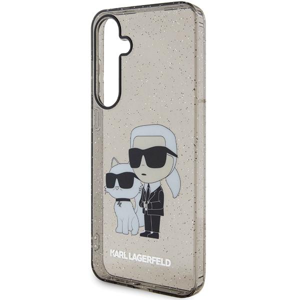 Karl Lagerfeld Klhcs24Mhnkctgk S24+ S926 Svart/Black Hardcase Glitter Karl&Choupette