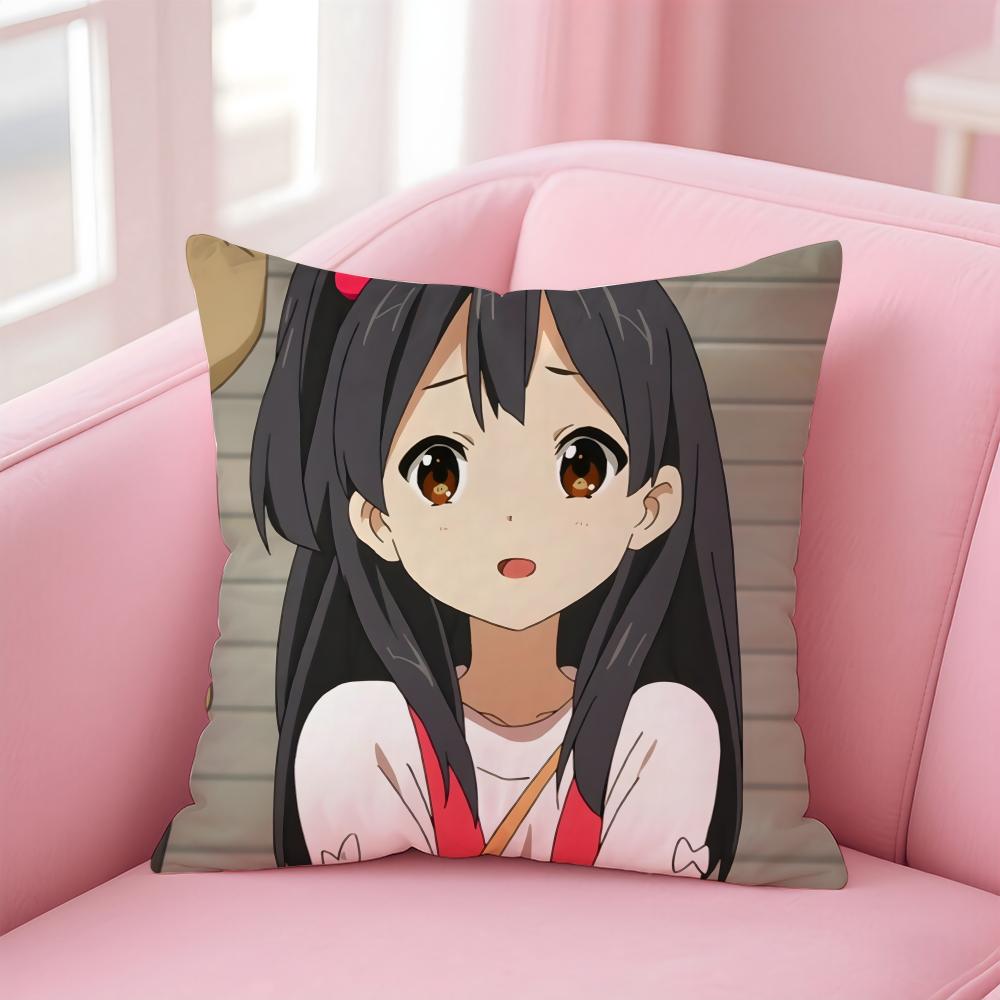 Anime T-Tamako M-Market Cushion Cover Home & Car Multi-Scene Pillow Cover - Reversible, Soft & Durable for Daily Use