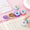 4 Pcs Cute Kawaii Donut Rubber Eraser Creative Pencil Erasers School Supplies Stationery Kids Students Cool Prizes