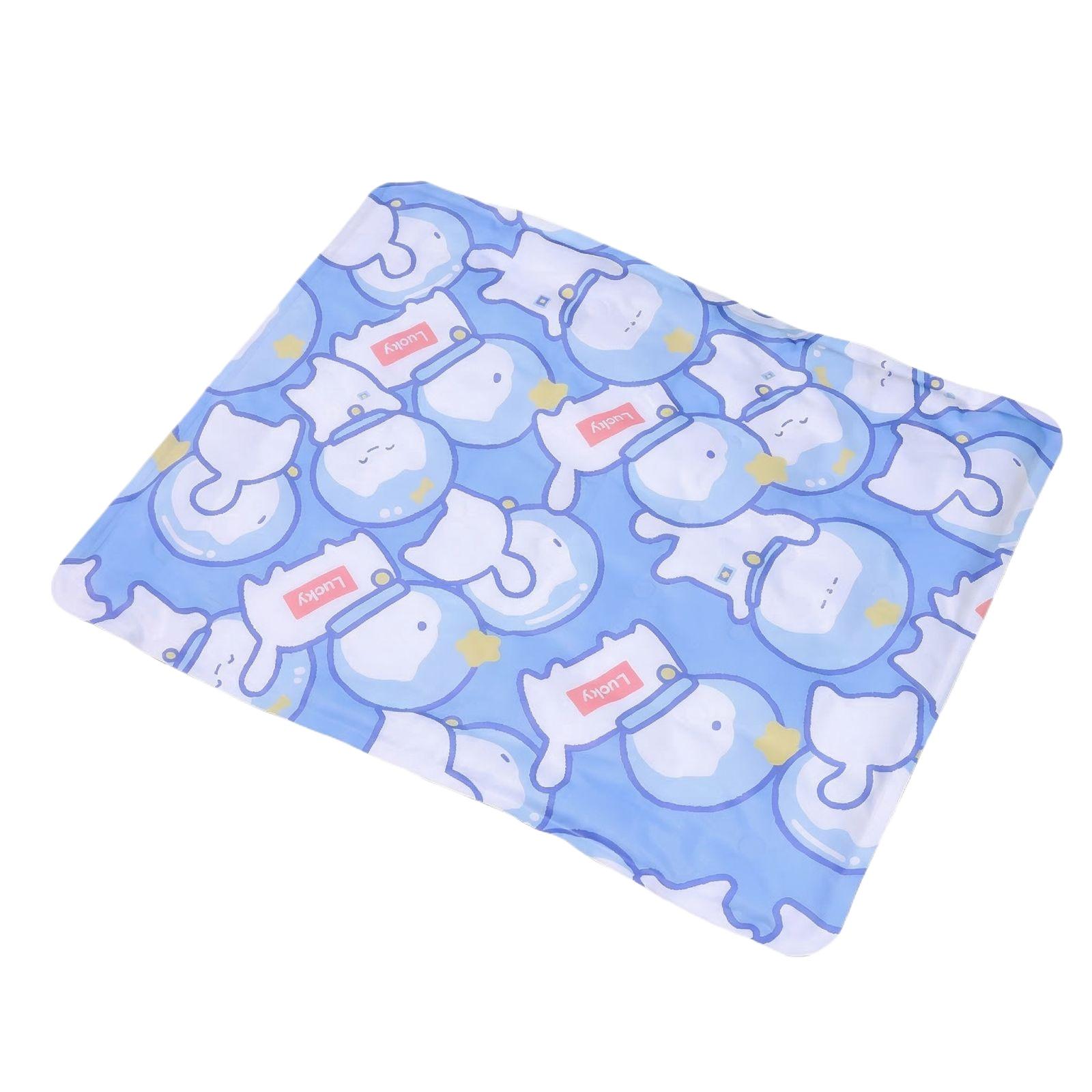 

Summer Pet Mat Gel Soft Ice Pad for Dogs Cats Sleeping Bed one size