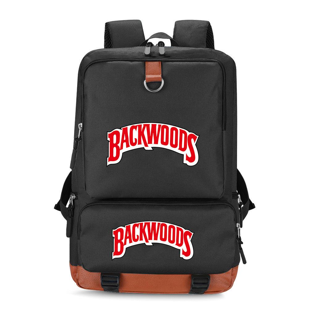 Straight Hair Backwoods Men'S And Women'S Backpacks Travel Bags Computer Bags Student School Bags
