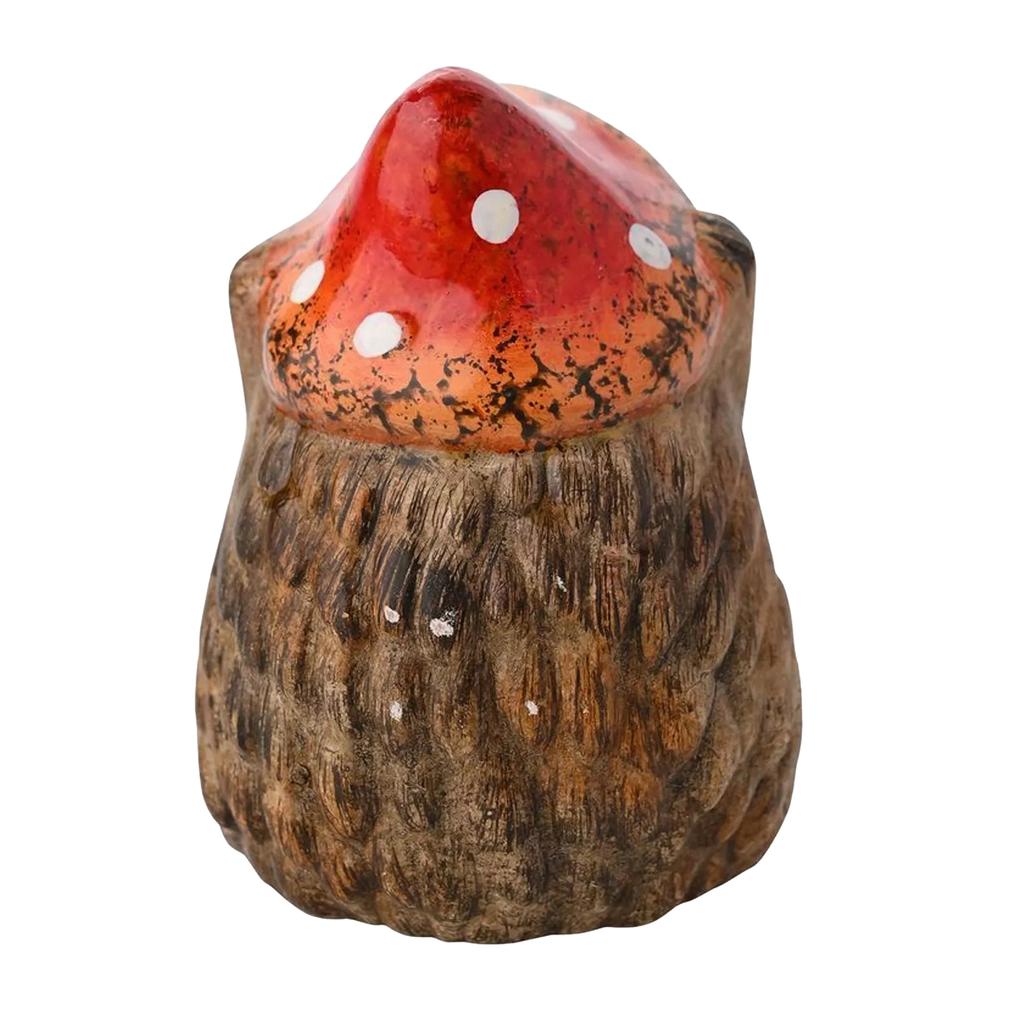Country Living Hedgehog With Toadstool Hat Ornament
