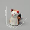 1Pc Chopstick Rest Home Decoration Chopsticks Pillow Hotel Spoon Creative Ceramic Forks Holder Cat Shape