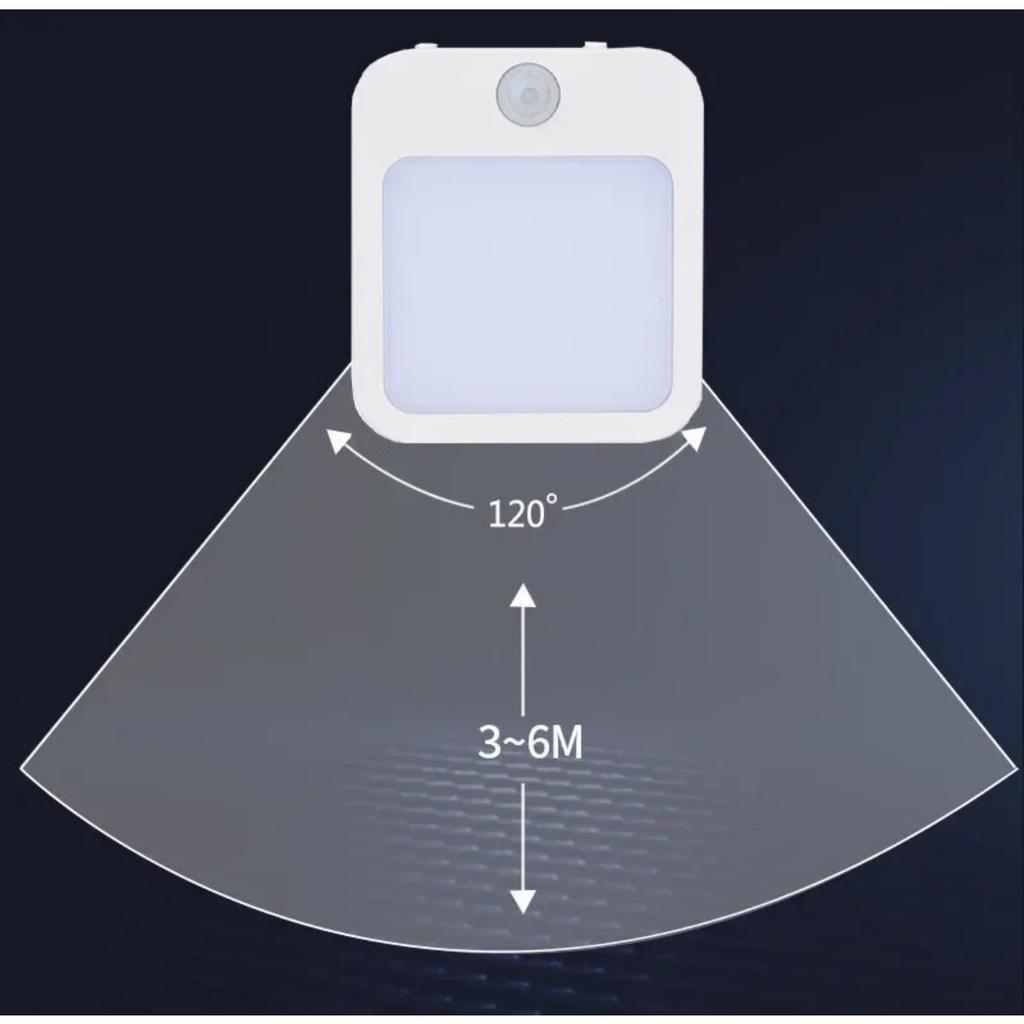 Night Light Motion Sensor With LED Light EU Plug Lamps Children'S Night Light Wireless Night Lamp For Bedside Table Bedroom