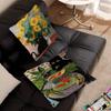 Black Cat Van Gogh Pillowcase Toon Gift Cushion Cover Bedroom Home Sofa Chair Seat Decor Pillow Case