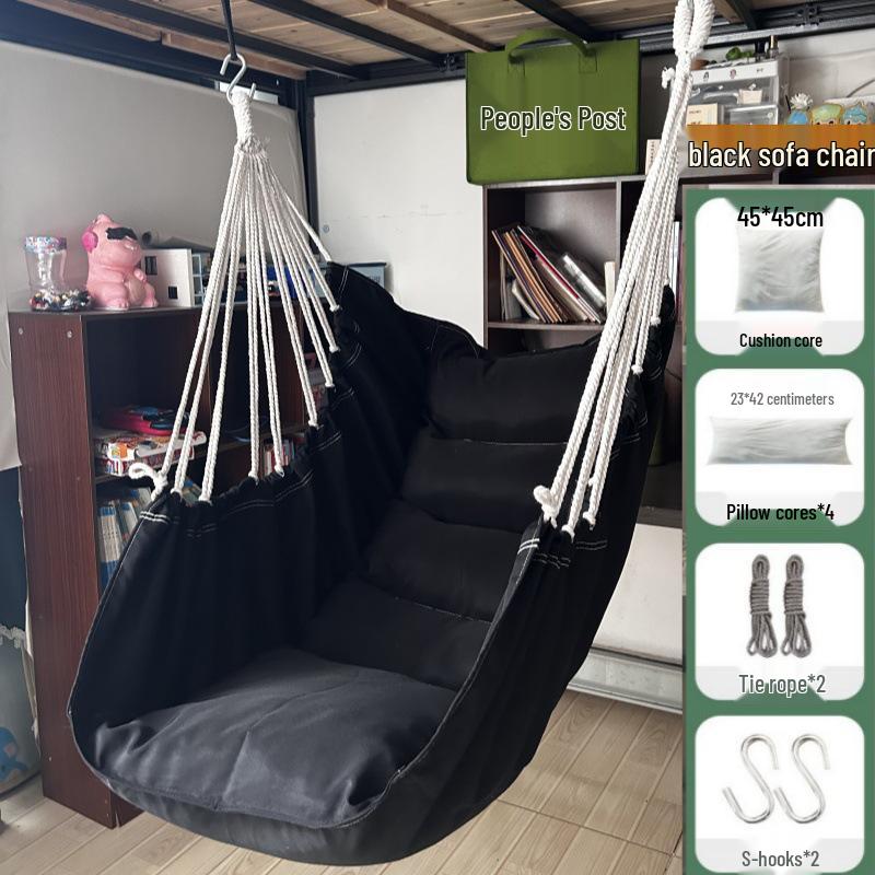 Thickened Anti-Rollover Swing Chair for Dorms, Bedrooms, Balconies