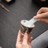 Su Shi Gilded Silver Ink Dragon Ceramic Gaiwan Tea Set