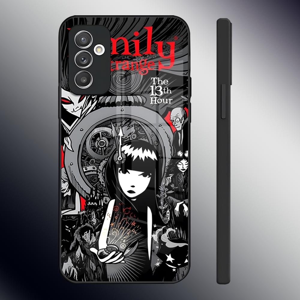 E-Emily The Strange Phone Case for Samsung S24 Ultra S23 S22 S20 Fe S21 Plus Galaxy A54 A34 A24 A53 M54 Note 20 Back Cover