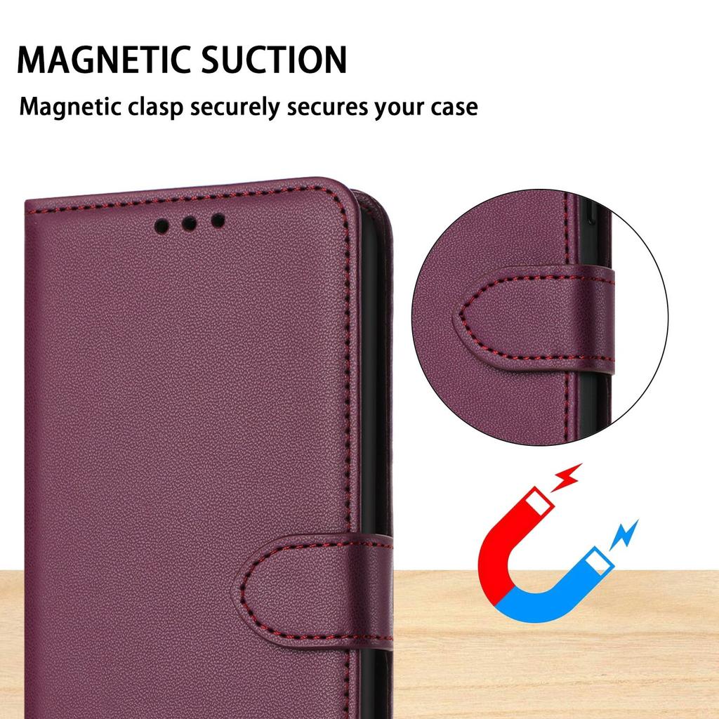 For Samsung Galaxy A06 4G Wallet Phone Case Leather Stand Cover with Strap