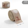 New 2m Christmas Ribbon Xmas Gift DIY Fabric Swirl Ribbon Lmitation Linen Christmas Tree Ribbon Burlap Ribbon