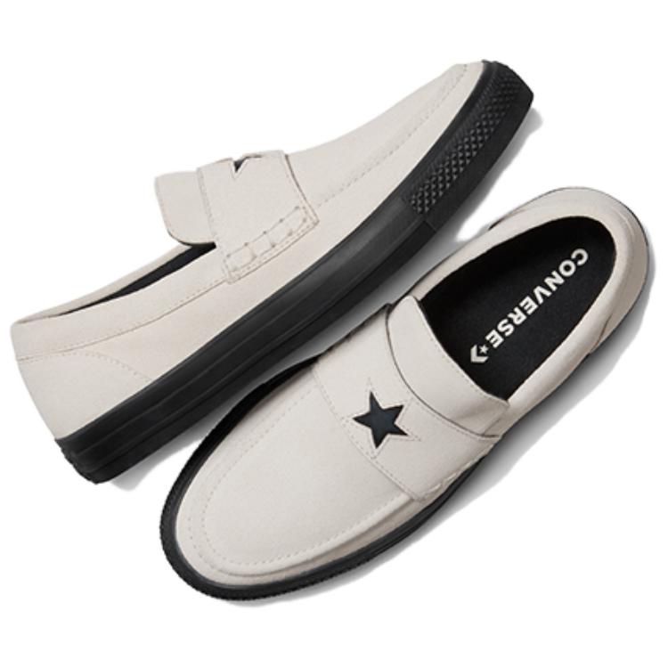 Converse Chuck Taylor All Star Loafer Light Dune Black Unisex Sneaker Creme A15020C