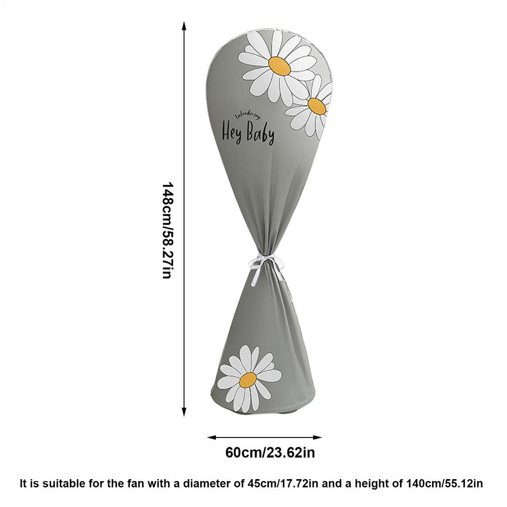 Pedestal Fan Storage Cover Dustproof Electric Fan Sleeve Protective Cover Indoor Outdoor Fans Protection Case
