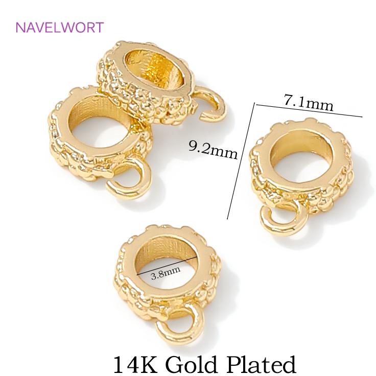 14K Gold Plated Bail Holder For Pendant,Bead Separator,Accessories For Pendants,Bails For Jewelry Making Findings,Necklace Bail 10 pieces