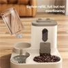 Automatic Cat Dog Feeder with Integrated Food & Water Bowl
