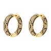 ZHUKOU 4 styles of earrings/studs with zirconia and snake motifs Atmospheric and glamorous earrings for women: VE1321-VE1324