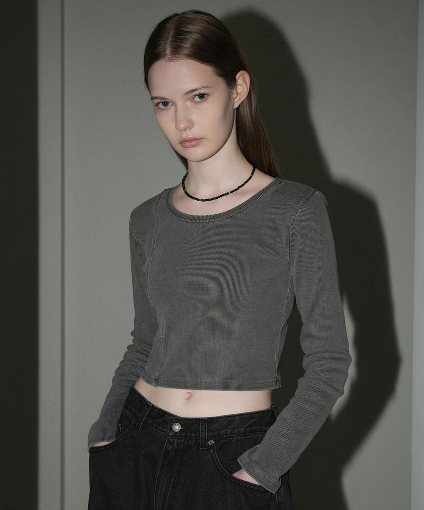 AVANDRESS 3D Pattern Long Tee - 4Col