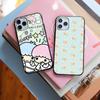 Case for iPhone 16 15 Plus 14 13 12 11 Pro 8 7 6S 6 SE 5S X XR XS Max Realme C30 C33 C31 9I Black Sofe Cover LI29 Little Twin Stars