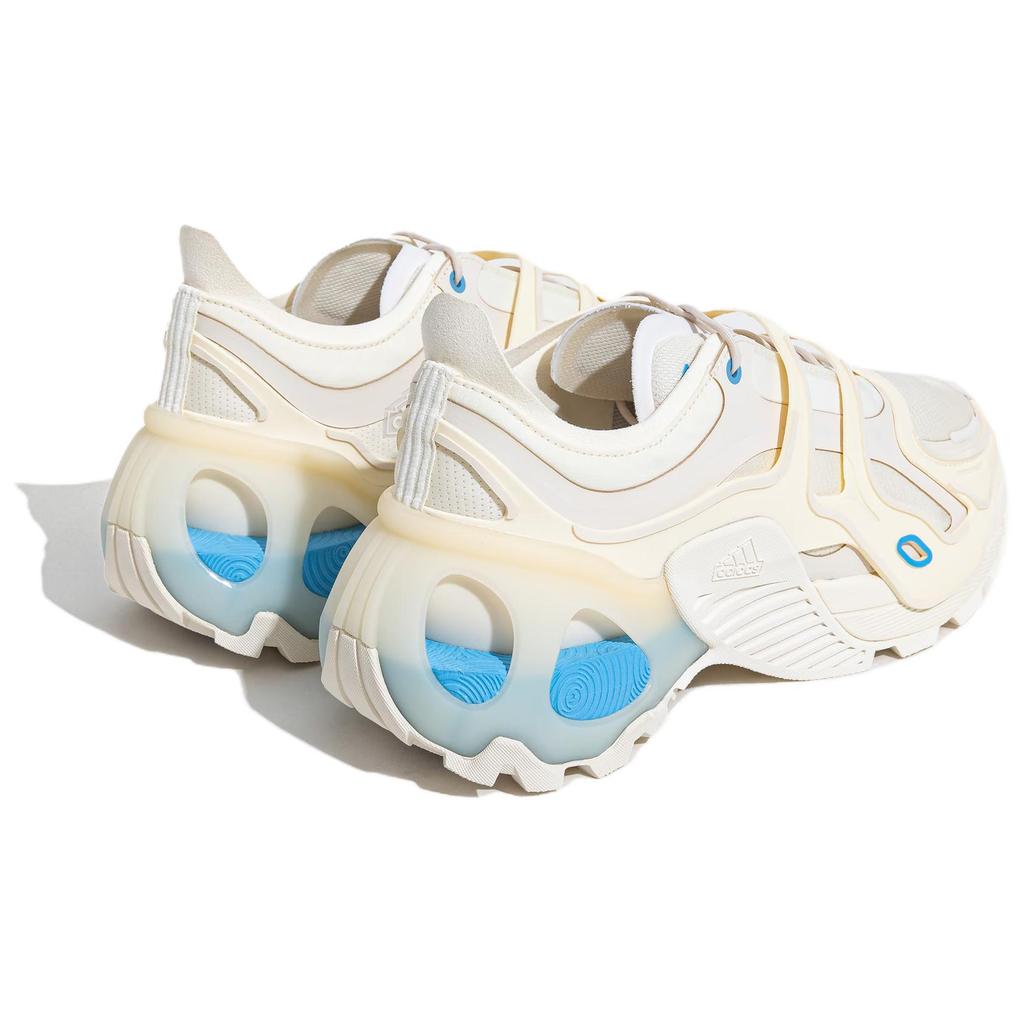 Adidas Wonder Runner Pro Cushioning Non-Slip Low-Top Running Shoes Unisex Running Shoes Off-White Blue IF1707