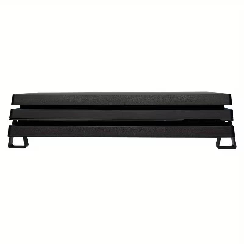 4pcs For TECTECINTER PS4 Cooling Bracket & Elevated Footrest Bracket Durable Black Plastic Cooling Support Holder Accessories
