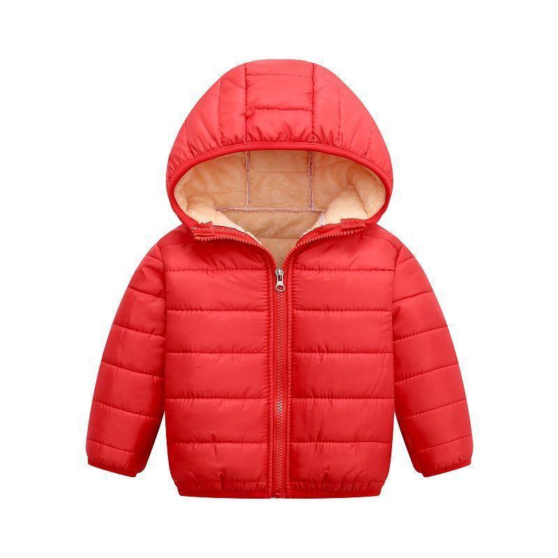 Giacca Invernale in Cotone per Bambini Stile Corto Nuovo Cappotto in Cotone per Bebè Capospalla per Bambini Piccoli Ragazzi Ragazze Giacca Imbottita in Lana d'Agnello e Cotone Moda