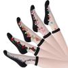 5 Pairs Flower Embroidery Ankle Sock Lace Hosiery New Calf Socks  Gift
