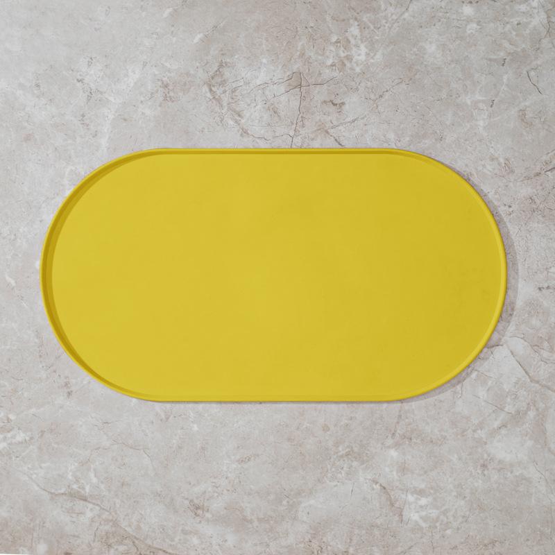 Silicone Pet Food Mat Waterproof Non-Slip Pet Feeding Placemat for Floor Protection, Easy To Clean Cat and Dog Bowl Tray Owners